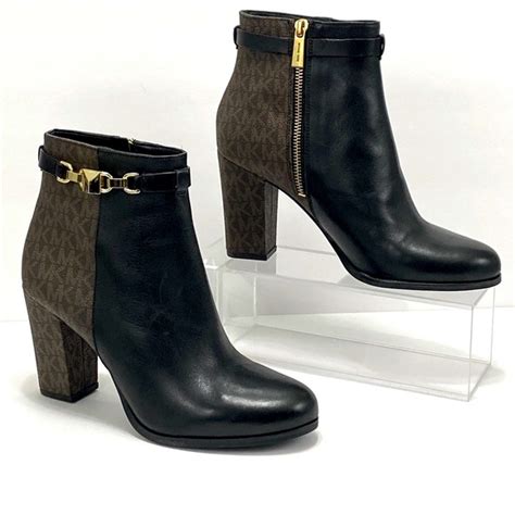 michael kors aldridge bootie|Aldridge Leather Ankle Boot .